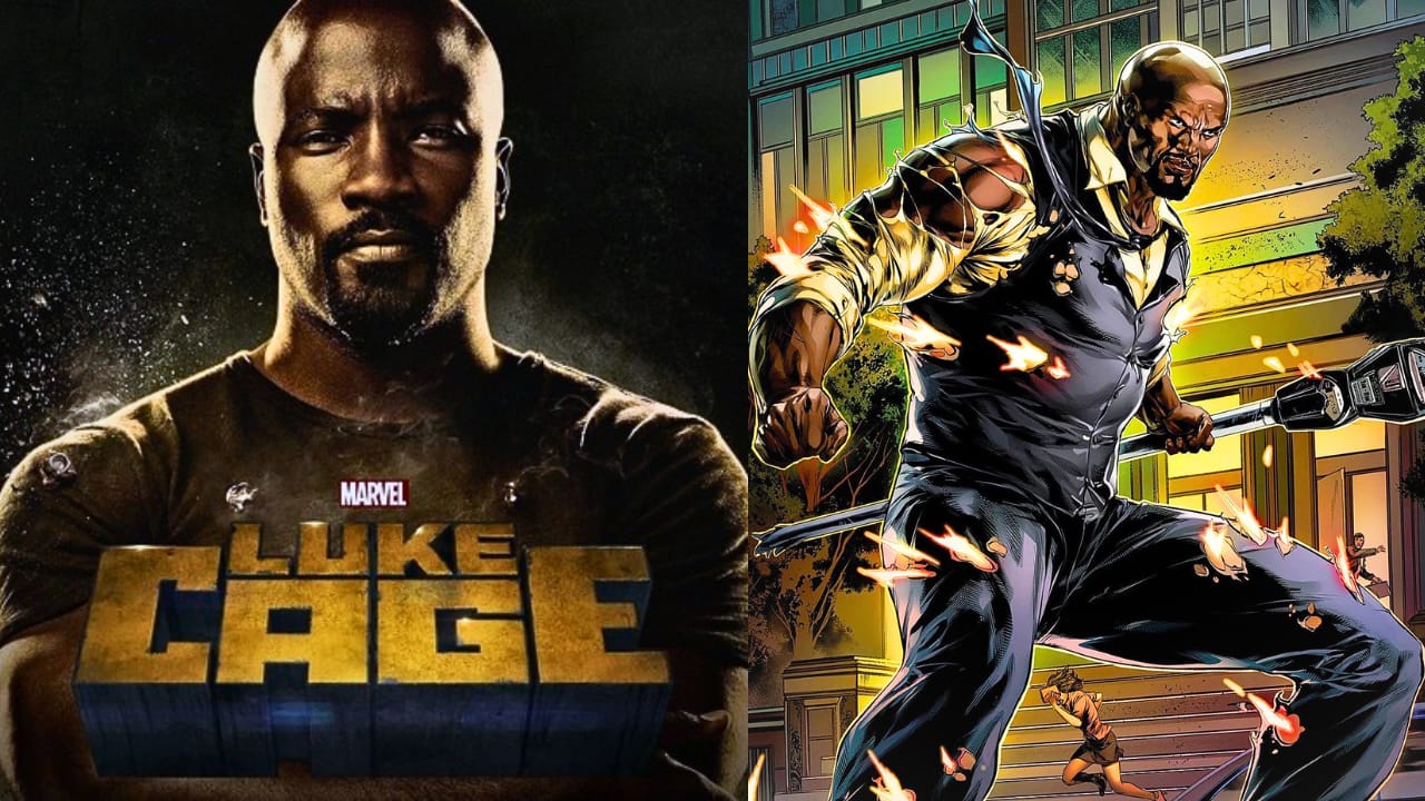 Luke Cage standing in Harlem with unbreakable skin, Marvel street-level hero returning to MCU